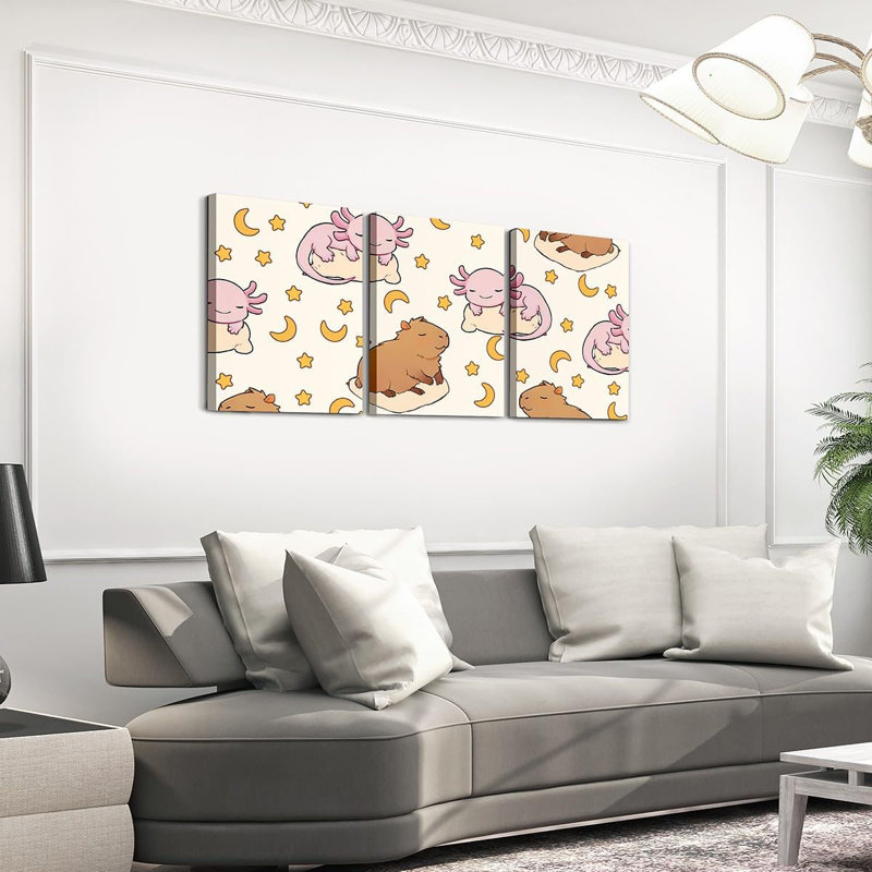 3 Piece Wrapped Canvas Print