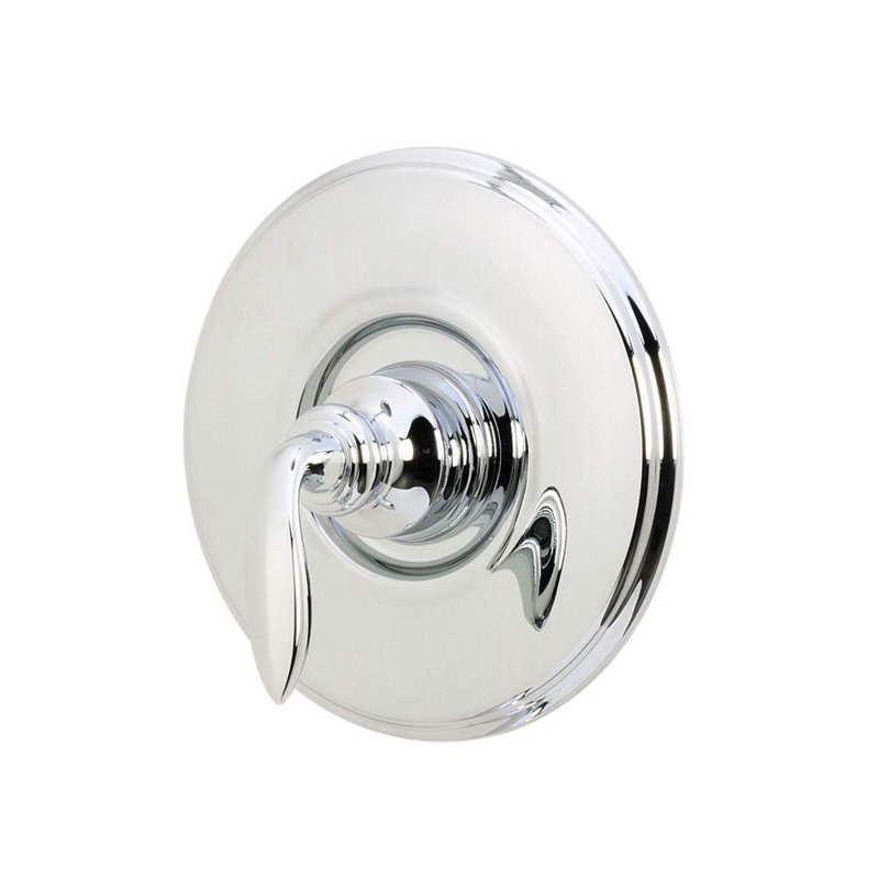 Garniture de robinet de baignoire et de douche à poignée simple Avalon, Chrome poli