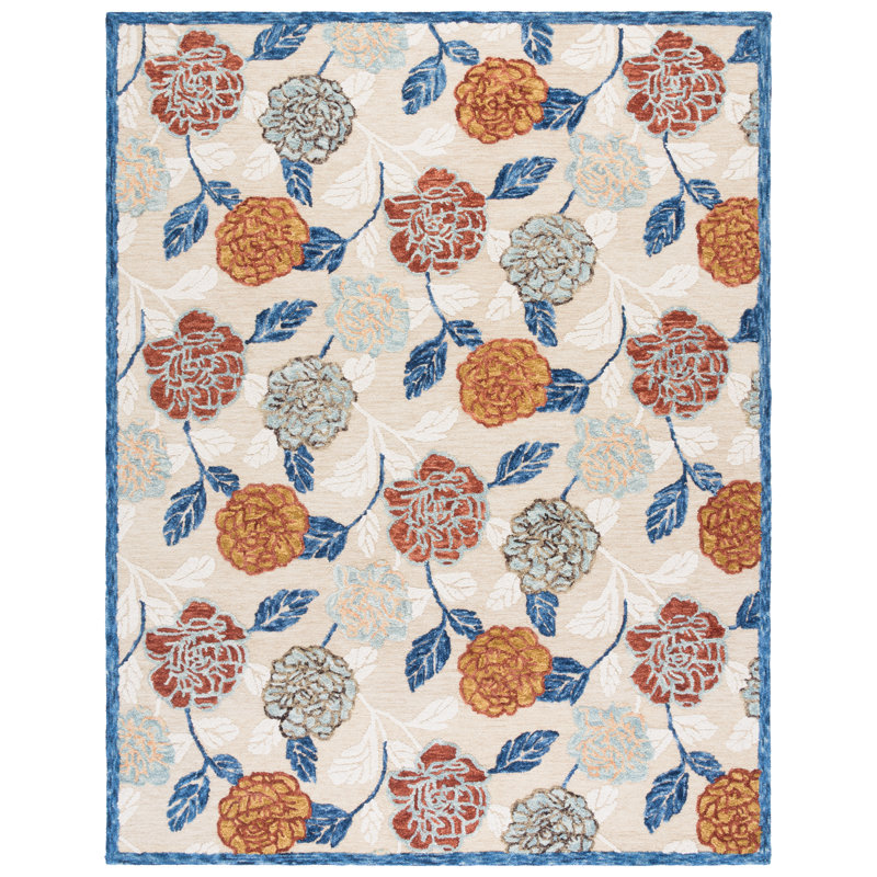 Tapis floral en laine Palash, Rectangle 8 pi x 10 pi