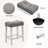 4 Piece Bar Table Set With Power Outlet And 3 Padded Stools-1724578292
