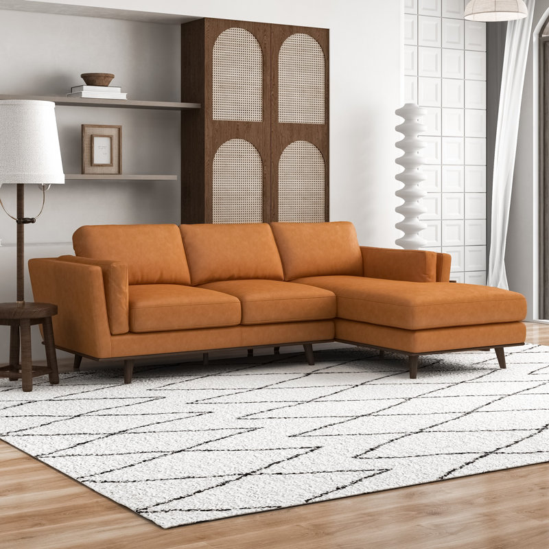 Jansen Upholstered L-Shaped Sectional, Right Hand Facing