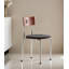 Chaise de dossier en acier inoxydable-763067698