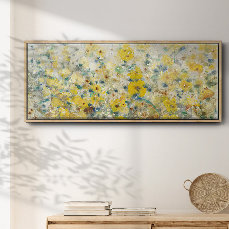 «Cheerful Garden II», toile encadrée, H 20 po x l 50 po