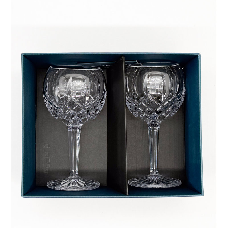 Waterford 1058232 Lismore Balloon Wine Glass, 11.5oz, Set of 2, Clear Color