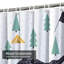Rideau de douche avec 12 crochets-195913382