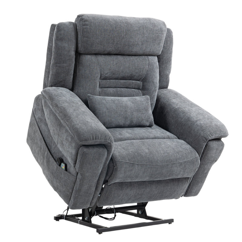 Fauteuil inclinable électrique l 50 po, Gray Fabric