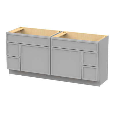72'' Double Bathroom Vanity Base Only