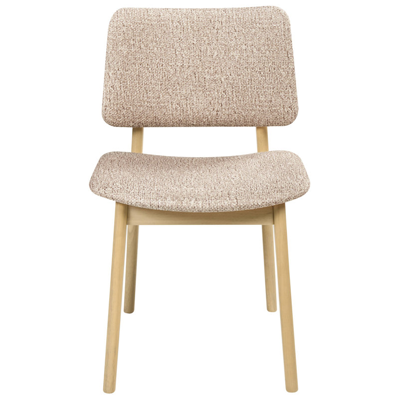 45cm H Polyester Upholstered Side Chair,  Light Brown
