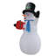Grand et grand bonhomme de neige gonflable