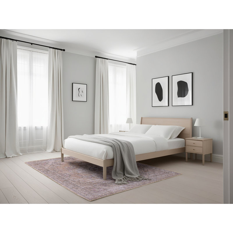 Tapis brun à motif oriental, Rectangle 5 pi x 7 pi