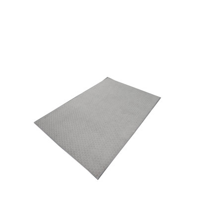Tapis géométrique gris
