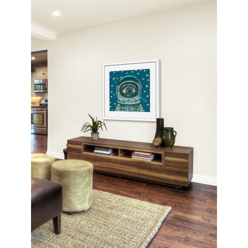 «Alien Eye», reproduction encadrée, H 12 po x l 12 po x P 1,5 po