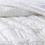 Ensemble d'édredon à volants en microfibre 5 pièces blanc-122118619