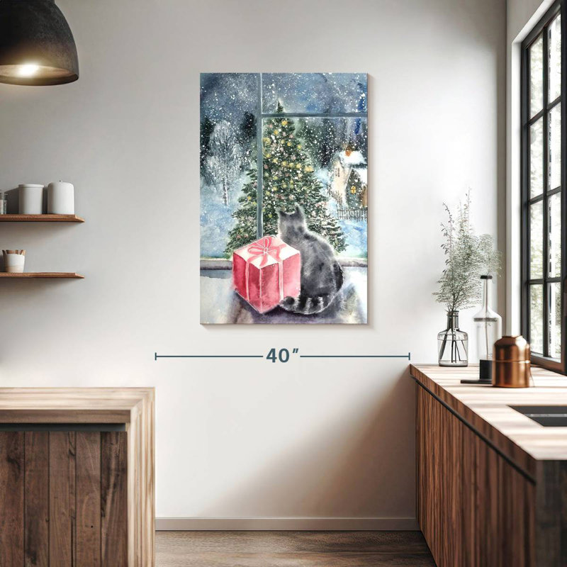 Fenêtre d'arbre de Noël Lelend, H 39 po x l 26 po