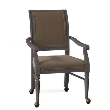 Mapleton Upholstered King Louis Back Arm Chair Fairfield Chair Body Fabric:  8789 Sage, Leg Color: Tobacco - Yahoo Shopping