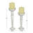11.15'' H Glass Tabletop Candlestick