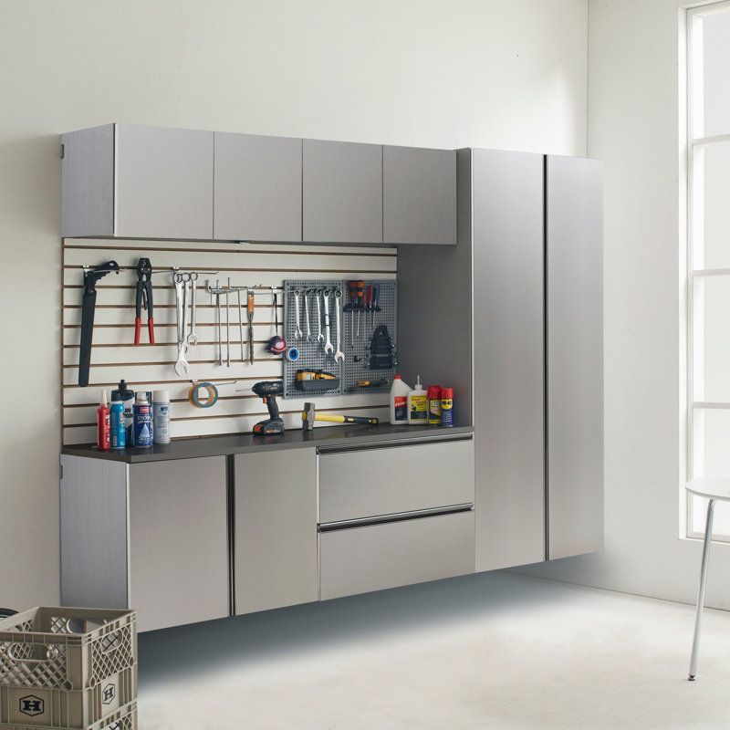 Ensemble d'armoires de garage gris Nova Series B (armoire)