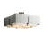 Exos Square Large Double Shade Semi Flush Mount-71819025-72070625
