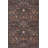 Primrose Art Nouveau Floral Border Machine-Washable Rug-123060135-123060133