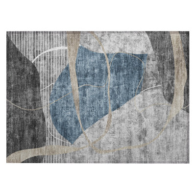 Cecelio Washable Indoor / Outdoor Rug