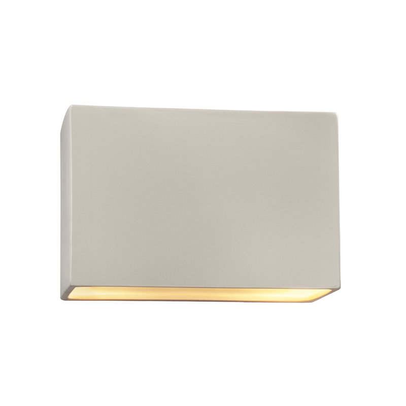 Plafonnier encastré d'extérieur 1 lumière DEL Bergen Beach, Blanc mat, H 6 po x l 10 po x P 4 po, Incandescent