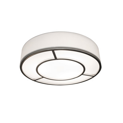 Reeves - LED Flush Mount - 20"W - Satin Nickel