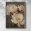 Impression encadrée rétro Vintage Floral Print III - bois massif