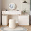 Meuble-lavabo moderne 31,50 po avec commode avec tabouret et miroir