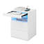 45cm W Solid + Manufactured Wood Bedside Table-568402705