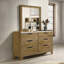 Commode transitionnelle avec 6 tiroirs de rangement pour la chambre à coucher