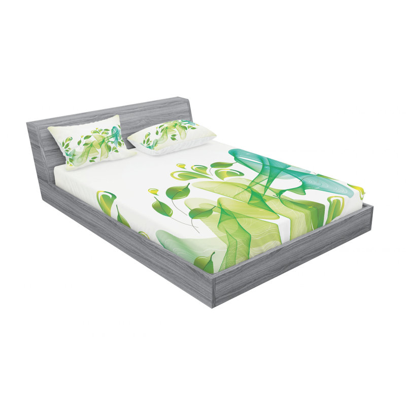 Microfiber Floral Sheet Set