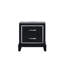 Table de chevet 2 tiroirs Livingston avec prises CA / USB