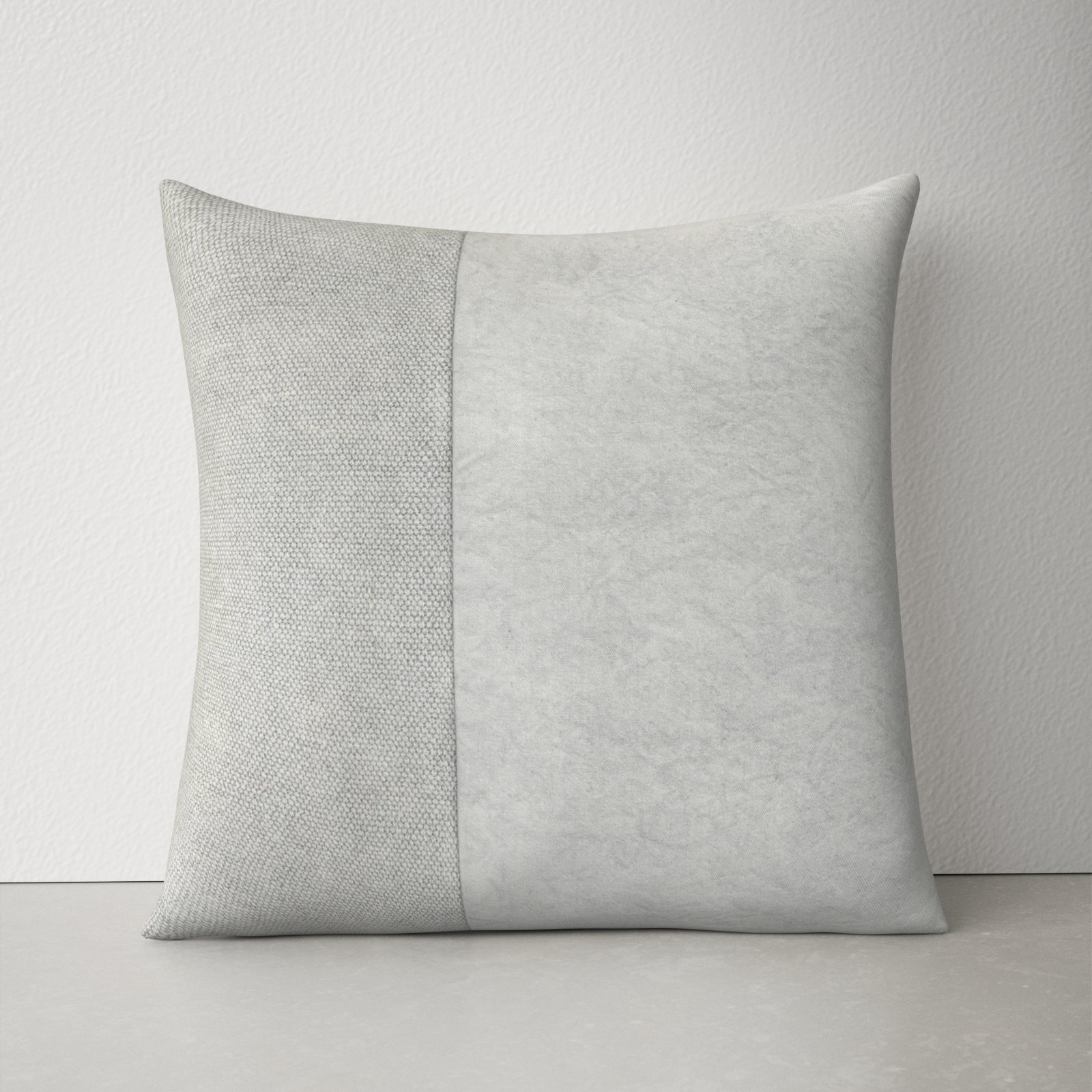 Janesa Cotton Throw Pillow, 18" x 18", Polyester/Polyfill