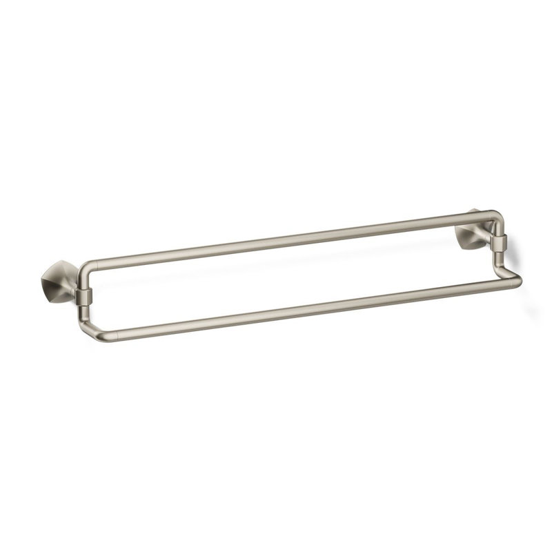 24 po. Double barre à serviettes, Nickel brossé
