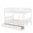 Full Over Full Rubber Wood Bunk Bed With 2 Drawers, Convertible Into 2 Beds-633706657