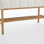 Banc de rangement rembourré en tissu polyvalent avec pieds en métal, parfait pour le vestibule et l'organisation de la chambre à coucher