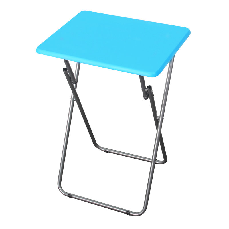 End Table, Gray, White