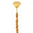 15.75Inch Modern Gold Luxurious Elegant Raindrop Crystal Chandelier Ceiling Light for Home Décor