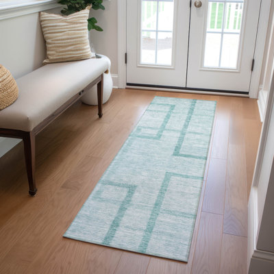 Tapis intérieur / extérieur en polyester tissé à la machine Malchow
