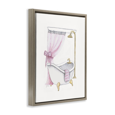 Cadre flottant pour salle de bain Simple Glam, design par Janet Tava