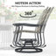 Ensemble de 2 chaises d'extérieur Outsunny