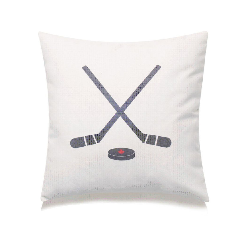 Housse de coussin O Canada, Plumes
