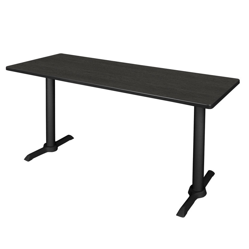 Base et table de formation Cain, H 29 po x L 66 po x l 24 po, Gris intense, Noir