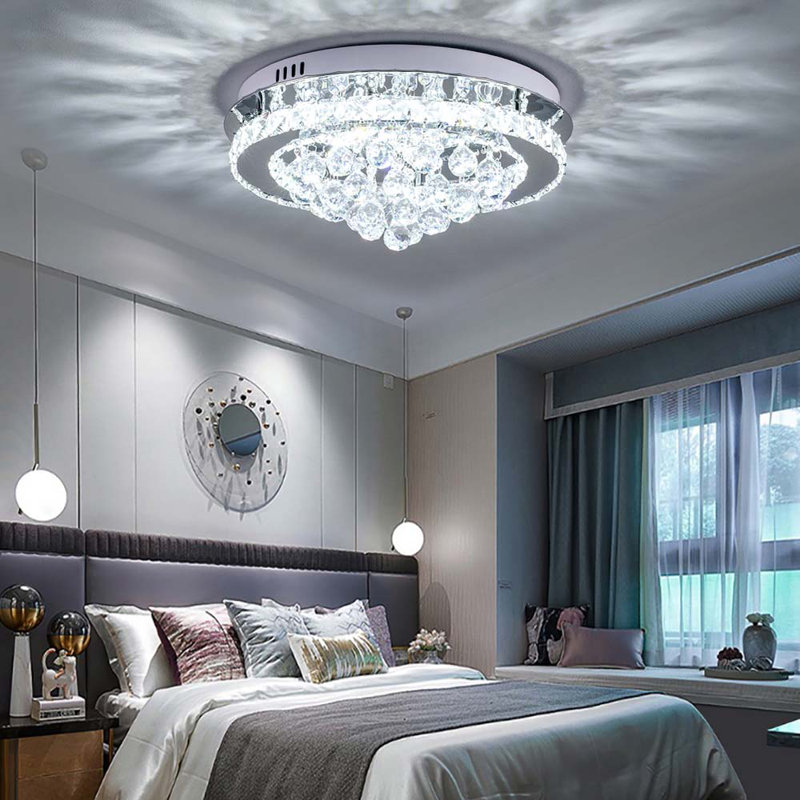 Hurt 40Cm LED Crystal Integrated Flush Mount Light