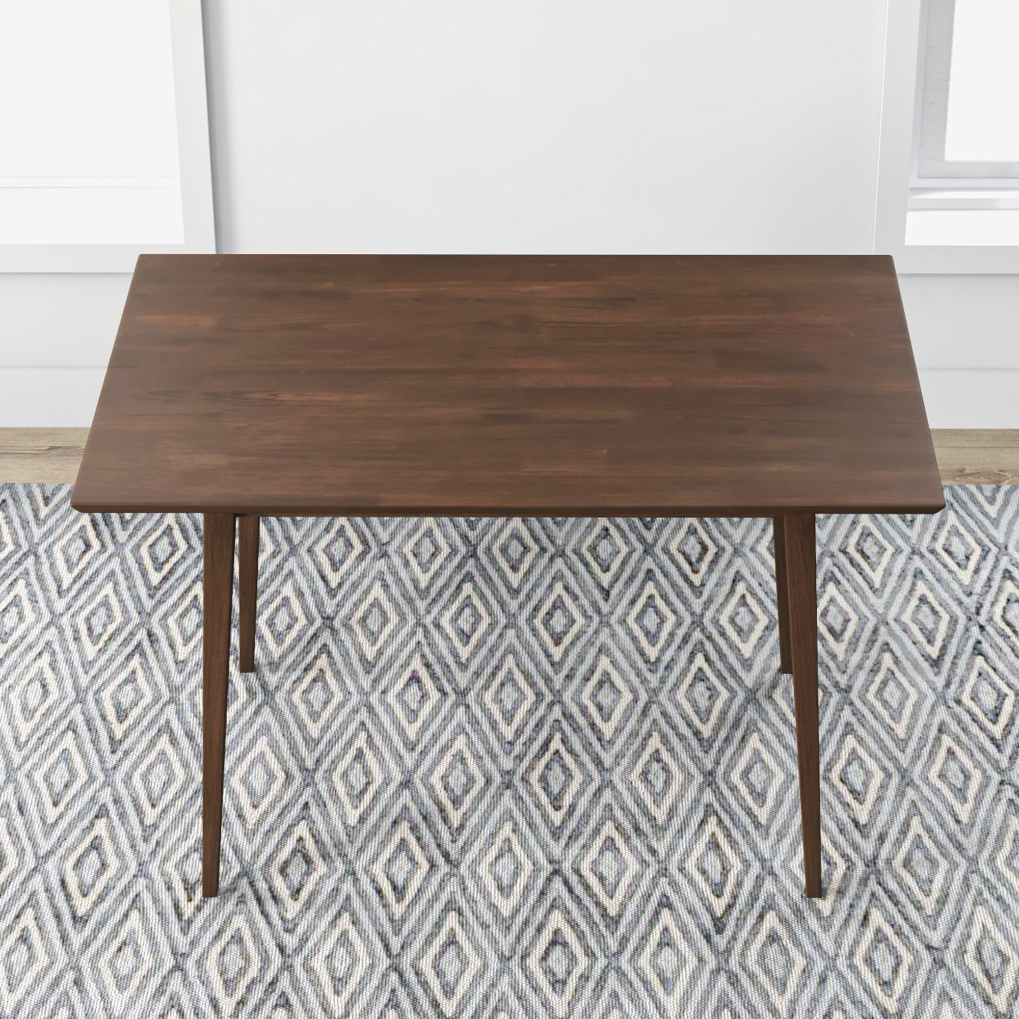 George Oliver Modern Style Solid Wood Rectangular Dining Kitchen Table ...
