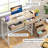 51''W Reversible Desk with Drawers-1722541950