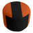 Orange / noir / orange