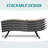 Patio Chaise Lounge Set Of 2, Outdoor Lounge Chairs, Aluminum PVC-coated polyester Pool Lounger With Adjustable Back For Beach Poolside Lawn Sunbathing