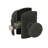Callan by Delaney Santo Passage Door Knob in Matte Black-36080490