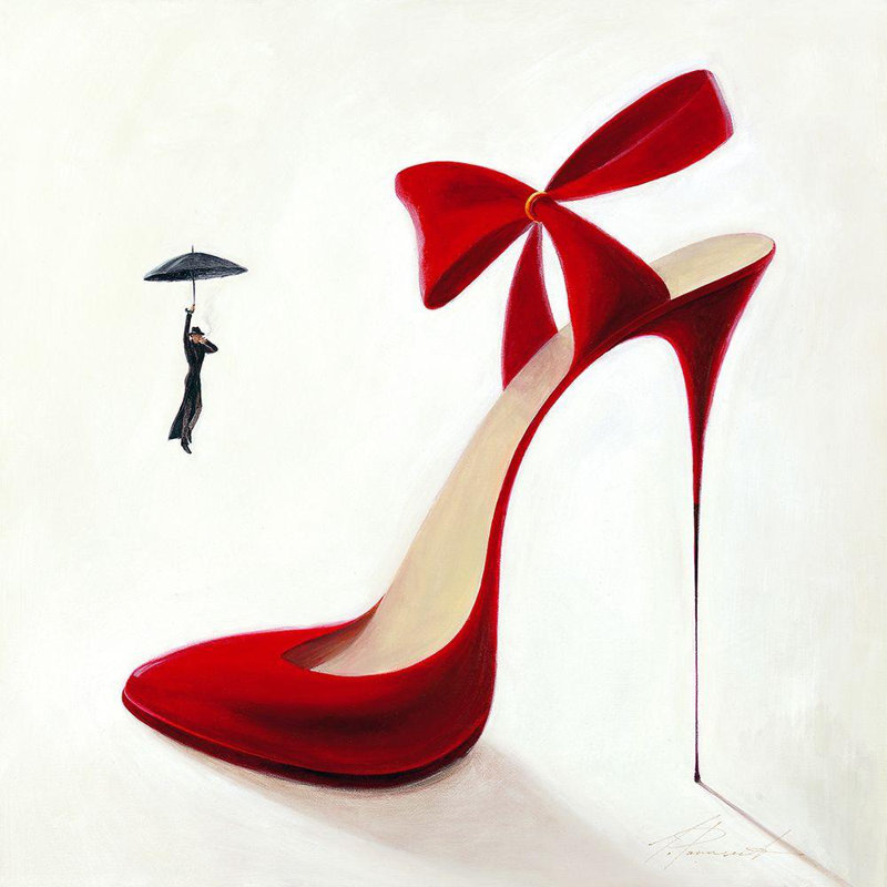 «Mercer41 Panasenko, Inna Gallery», art sur toile tendue: Highheels, Obsession, H 15 po x l 15 po